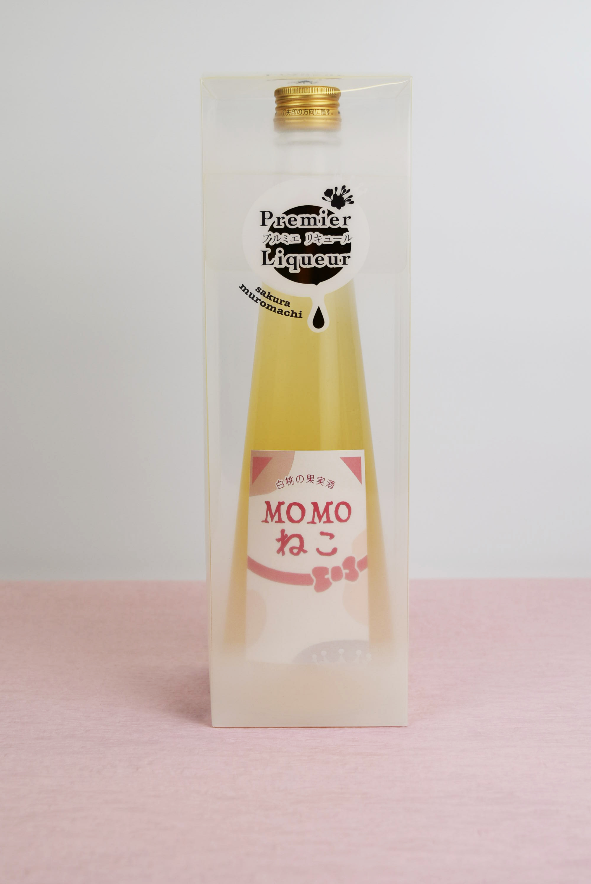 櫻室町白桃の果実酒MOMOねこ（500ml）